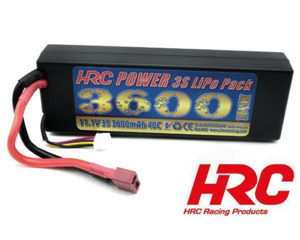HRC Racing Akku LiPo 3S 11.1V 3600mAh 40C Hard Case Ultra-T HRC02336D  - Bild 1 von 1
