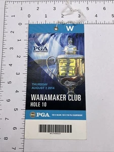 2014 PGA Championship Thursday Grounds Pass Ticket Rory McIlroy Grand Slam Win - Picture 1 of 2