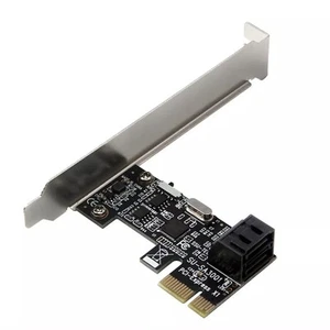 ASM1061 SATA3.0 2-Port SATA III Erweiterungscontroller Adapterkarte 6G - Bild 1 von 9