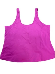 Parade Camisole Tank Top Purple Magenta Smooth Cami Scoop Neck Medium - Picture 1 of 2