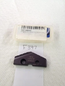 1 NEW 1-25/32" YG SPADE DRILL INSERT BIT S08323. #3 T-A. COBALT  TiALN.  (F397) - Picture 1 of 2