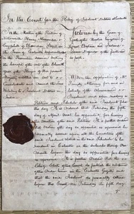 Antico documento giudiziario calligrafia legale scritta a mano India Calcutta ammutinamento 1857 - Foto 1 di 5