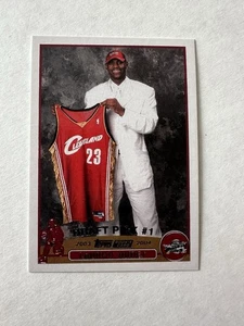 LeBron James 2003-04 Topps Draft Pick #221 Rookie Novelty Card. Cavaliers. - Picture 1 of 2