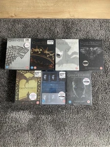 Game of Thrones Series 1-7 DVD Box Sets - Photo Book Editions - SEALED - Picture 1 of 16