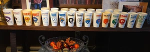Vintage 1970's NFL Coke Plastic NFC COMET NFC Slurpee Cup 24 Teams Old Logo's - Bild 1 von 10