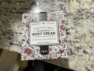 Loção Beekman 1802 creme corporal chantilly leite de cabra "toranja melada" 8 oz. -Novo - Imagem 1 de 4