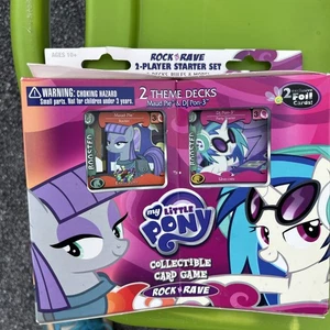 2014 Hasbro My Little Pony Rock N Rave Card Game Starter Set 2 pks, NEW SEALED - Picture 1 of 7