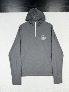 Vuori Uluwatu Pullover Hoodie Herren Medium dunkelgrau V169 Water Tech Quarter Zip - Bild 1 von 13