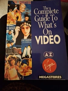 The Complete Guide To What's On Video A-Z Virgin Megastores 1995 Rare Book - Imagen 1 de 5