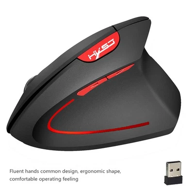  Wireless Mouse Vertical Mice Ergonomic Rechargeable 3 Movement Speed - Image 1 of 4