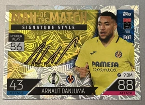 2022-23 Topps UEFA Club Competitions - Man of the Match Arnaut Danjuma #440 - Picture 1 of 2