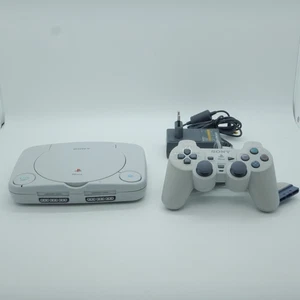 Sony PlayStation 1 PSone consola de juegos blanca - SCPH-102, probada, consola de repuesto - Imagen 1 de 13