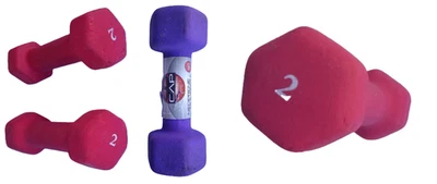 Dumbbell LOT OF 4 CAP 5-lb + 2-lb (3) Dumbbells Strength-Training Workout Weight - Image 1 of 4