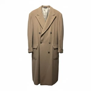 Vintage Polo University Ralph Lauren Herren 46 Camel Zweireiher Martingala MÄNGEL - Bild 1 von 24