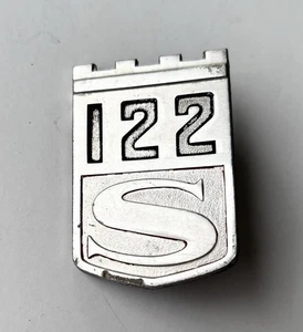 Vintage Authentic 1960's Volvo 122 S Metal Emblem Badge - Picture 1 of 4
