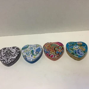 4 Brighton Tins 3 3/4" Each New Collectable Tins - Picture 1 of 13