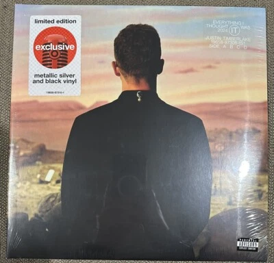 Justin Timberlake - EVERYTHING I THOUGHT IT WAS (METALLIC SILVER BLACK VINYL)New - Image 1 of 2