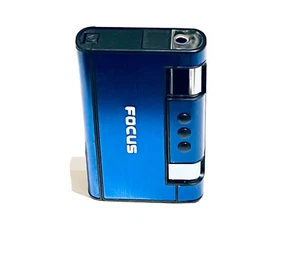 2-in-1 Metall Zigarettenetui Zigarettenschachtel mit Gas Feuerzeug Zigarettenbox - Bild 1 von 2