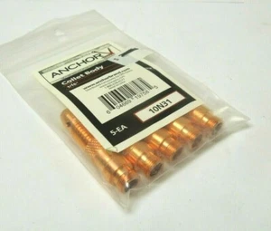 ANCHOR BRAND 10N31 Collet Body 1/16" 5-Pack TIG Accessories <MVF61 - Picture 1 of 2