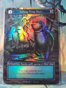 Sorcery Contested Realm Beta Foil Felbog Frog Men - NM - Picture 1 of 2