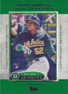 Topps 2013 Baseball Yoenis Cespedes #mcp-25 Patch Relic Card - Bild 1 von 2