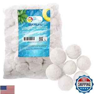 U.S. Pool Supply 1.5 lbs Pool Filter Balls - Eco-Friendly Fiber Filter Media - Picture 1 of 5