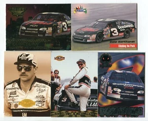 Lote de 5 tarjetas coleccionables Dale Earnhardt Sr. HOF NASCAR CARRERAS DE AUTOS DE CARRERAS (LOTE 62) - Imagen 1 de 1
