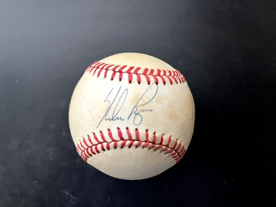 Lot of 10 autographed baseballs Ryan Fisk Selig Bonds Eckersley etc Please read! - Image 1 of 4