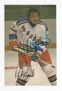 Phil Esposito New York Rangers Autographed  3.5" x 5.5"  Postcard - Picture 1 of 2
