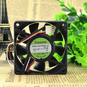 Ventilador de refrigeración industrial silencioso SUNON 7020 7 cm 12 V 4,7 W PMD1207PKB1-A - Imagen 1 de 5