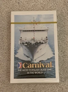 Vintage Carnival Cruise Lines Deck Of Playing Cards *Brand New, Sealed * - Picture 1 of 4