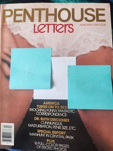 Penthouse letters #1 April/May 1983 Magazine Dr. Ruth Erotic photos - Picture 1 of 3