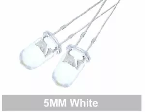Diodi emettitori luce LED 5 mm trasparenti 50 pezzi venduti USA/SH - Foto 1 di 3