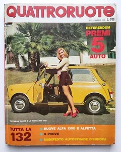 Rivista Auto Automobili Vintage Quattroruote Numeri Vari Anno 1972 Ed.Domus - Picture 1 of 5