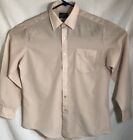 Jonathan Hill Design Bermese  Button Up Shirt Mens Large 16-16 1/2 Beige