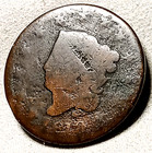 ♔ 1818 Coronet Head 1c Large Cent, Matron, Obsolete U.S. Type Coin