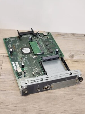 HP Color LaserJet CP3525x Main Formatter Board with Ethernet & USB Ports - Image 1 of 4