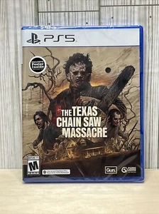 PÓSTER HORROR THE TEXAS CHAIN SAW MASSACRE PS5 PLAYSTATION 5 EDICIÓN LANZAMIENTO EE. UU. - Imagen 1 de 2