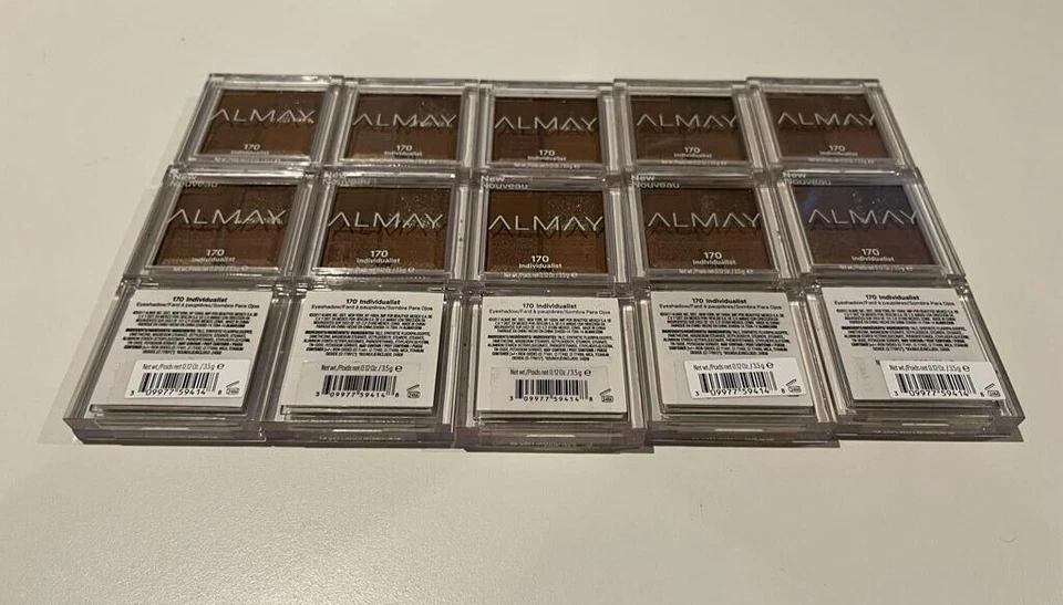 LOT OF 15 ALMAY EYESHADOW # 170 INDIVIDUALIST 0.12 OZ EACH 1.80 OZ TOTAL - Image 1 of 1