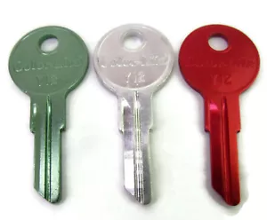 3 piezas llaves en blanco de aluminio anodizado anodizado rojo y12 Cole National ColorLite - Imagen 1 de 3