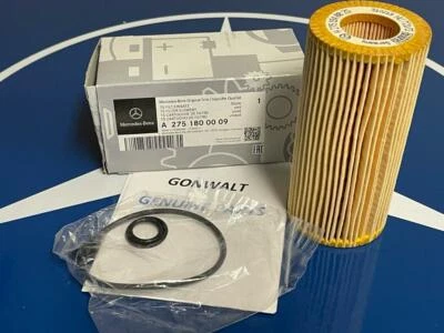 Kit de filtro de aceite de motor genuino Mercedes Benz OE CL G S SL AMG NUEVO 2751800009 Foto 1 de 3