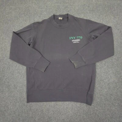 Uniqlo Jumper Mens MEDIUM Grey Long Sleeve Crew Neck Peter Saville fleece Size M Foto 1 de 4