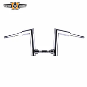 Chrome 2" 10” Rise Hulkz Handlebar Fit For Harley Road King Sportster XL Softail - Picture 1 of 1