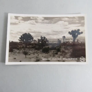 Desert Clouds California Joshua Trees RPPC Foto Real Postal Fotos de Frasher - Imagen 1 de 2