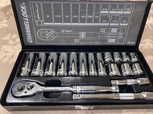 Channellock Professional Ratchet 18 Piece Set Brand New W/O Box! - Picture 1 of 5