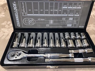 Channellock Professional Ratchet 18 Piece Set Brand New W/O Box! - Image 1 of 4