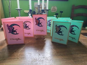 Thank you cards, hand made, pack of 10, - Picture 1 of 3