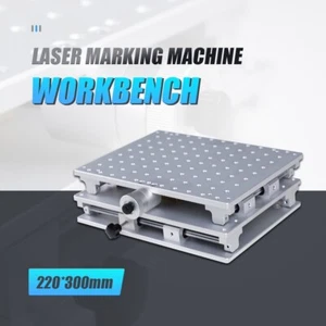 Panco di lavoro mobile regolabile 2 assi laser in fibra stock USA 200*300 mm - Foto 1 di 5