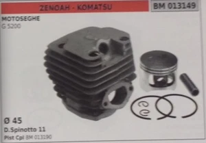 CILINDRO E PISTONE COMPLETO MOTOSEGA ZEONAH KOMATSUG 5200 Ø45 - Picture 1 of 1