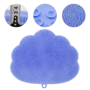 Silicone Bath Towel Man Miss Body Bathing Scrubber Massage Brush - Picture 1 of 12